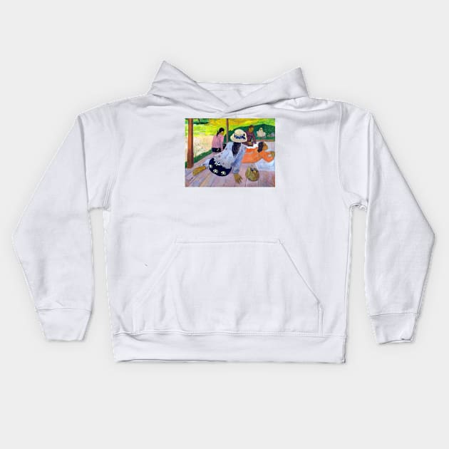 Paul Gauguin The Siesta Kids Hoodie by pdpress